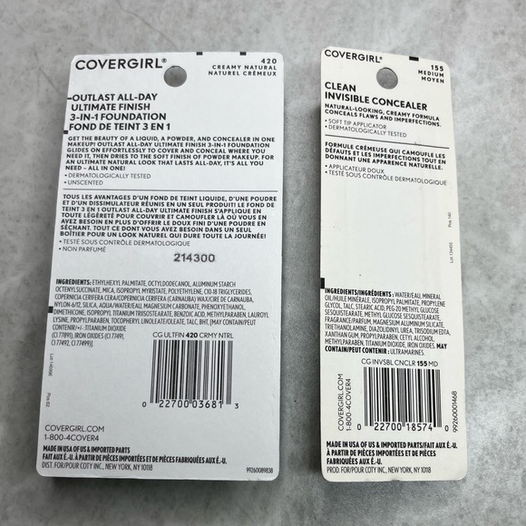 Brand New Covergirl Bundle Foundation & Concealer - Picture 2 of 2